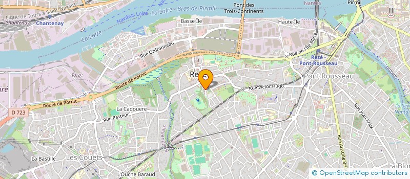 localisation de l'entreprise ARCHI COUL  REZE