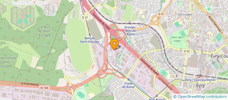 localisation de l'entreprise ARCHI DECO FRANCE  RIS-ORANGIS