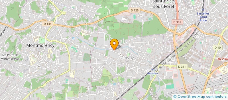 localisation de l'entreprise ARCHI ECO à GROSLAY