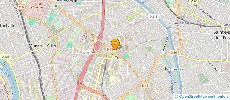 localisation de l'entreprise ARCHI GH  CRETEIL