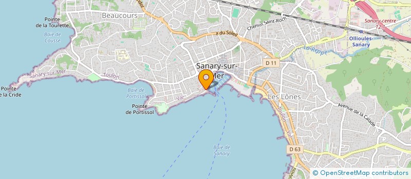 localisation de l'entreprise ARCHI IDEA à SANARY-SUR-MER