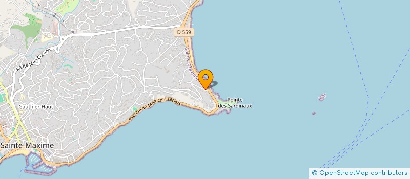 localisation de l'entreprise ARCHI KAM à SAINTE-MAXIME