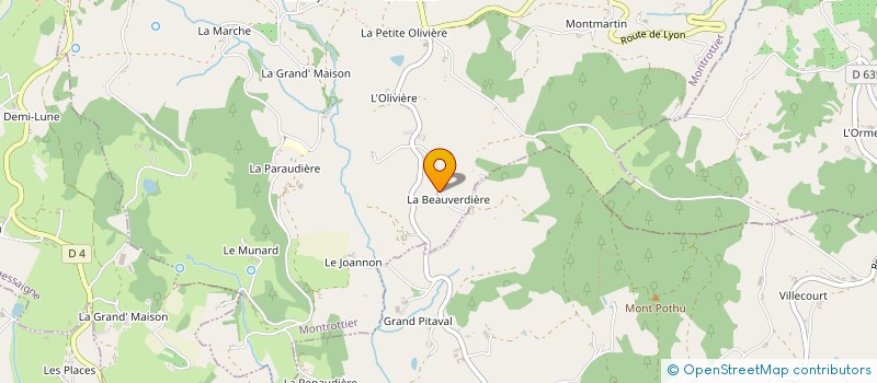 localisation de l'entreprise ARCHI LV  MONTROTTIER