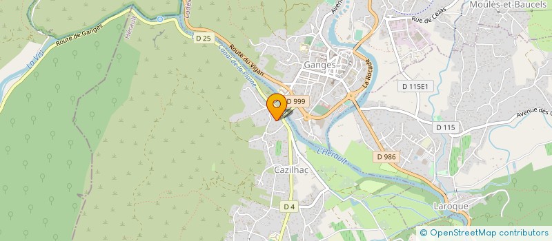 localisation de l'entreprise ARCHI.M.E.D.E.S.  CAZILHAC