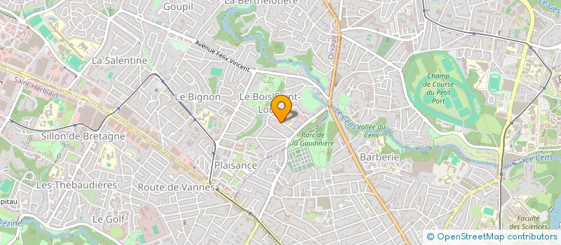 localisation de l'entreprise ARCHI'MAKER à ORVAULT
