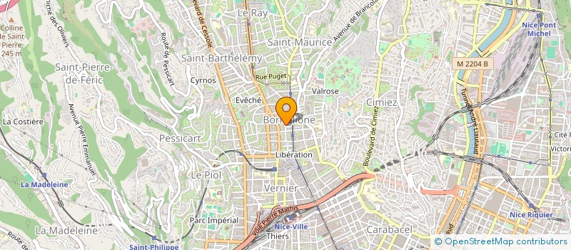 localisation de l'entreprise ARCHI MED à NICE