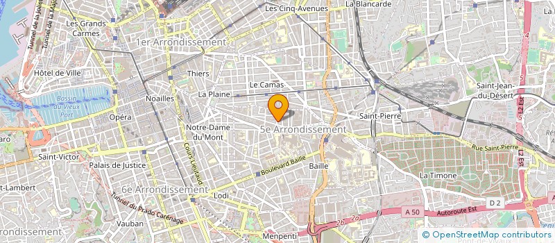 localisation de l'entreprise ARCHI'MED à MARSEILLE