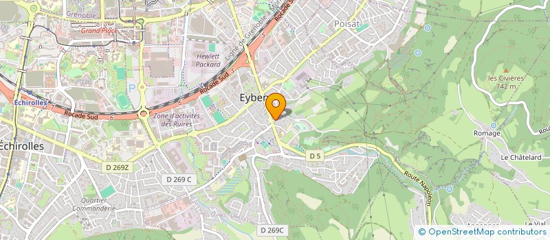 localisation de l'entreprise ARCHI MIND  EYBENS