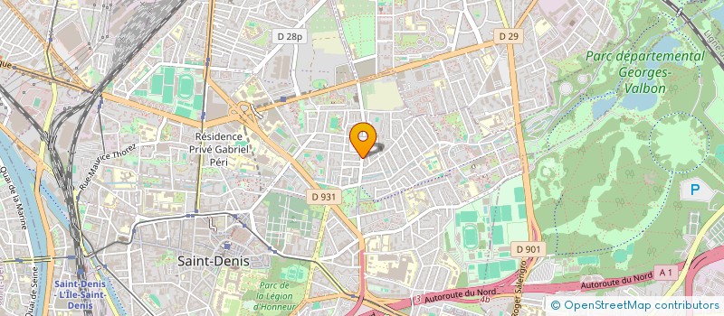 localisation de l'entreprise ARCHI-PERFECT à SAINT-DENIS