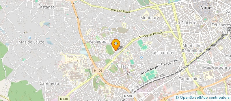 localisation de l'entreprise ARCHI'PRO à NIMES