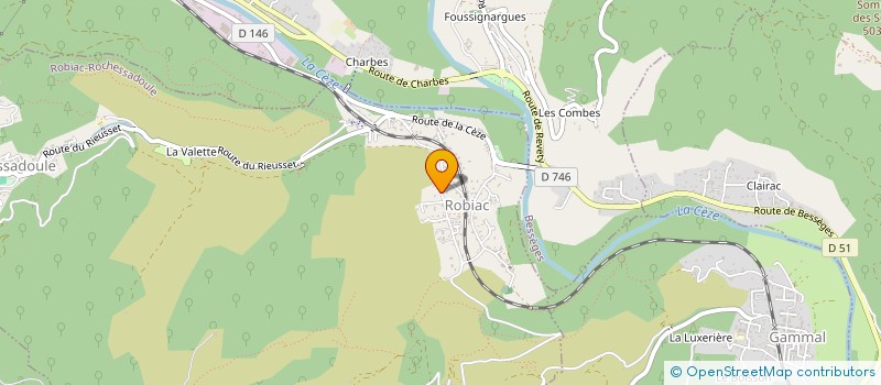 localisation de l'entreprise ARCHI-PRO CONSTRUCTION  BESSEGES