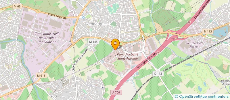 localisation de l'entreprise ARCHI'PRODUCT à SAINT-AUNES