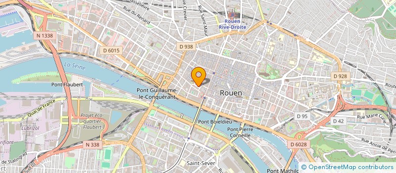 localisation de l'entreprise ARCHI PROJET  ROUEN