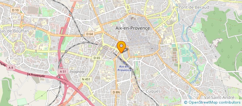 localisation de l'entreprise ARCHI-REALITY à AIX-EN-PROVENCE
