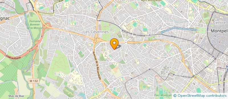 localisation de l'entreprise ARCHI SAUVAGE à MONTPELLIER