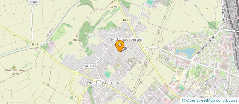 localisation de l'entreprise ARCHI SR  MITTELHAUSBERGEN