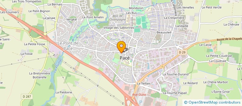 localisation de l'entreprise ARCHI'TEC  PACE