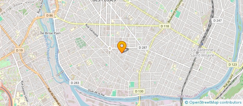 localisation de l'entreprise ARCHI TECH à ST MAUR DES FOSSES