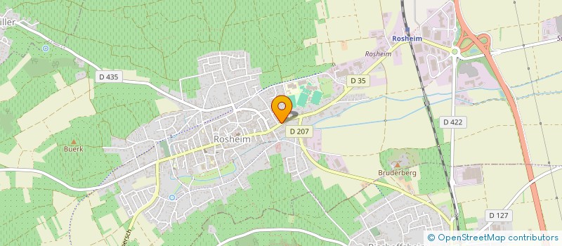 localisation de l'entreprise ARCHI-TECTE  ROSHEIM