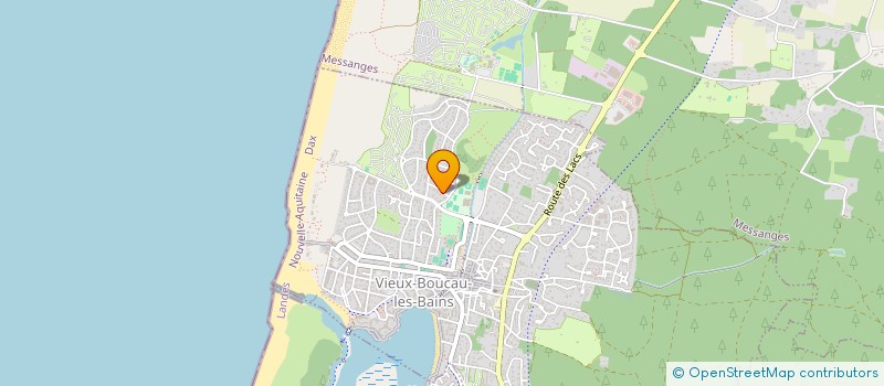 localisation de l'entreprise ARCHI TEKTONIK EURL  VIEUX-BOUCAU-LES-BAINS