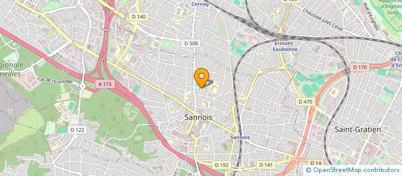 localisation de l'entreprise ARCHI TELE INFO RESEAUX CABLES INTEL à SANNOIS