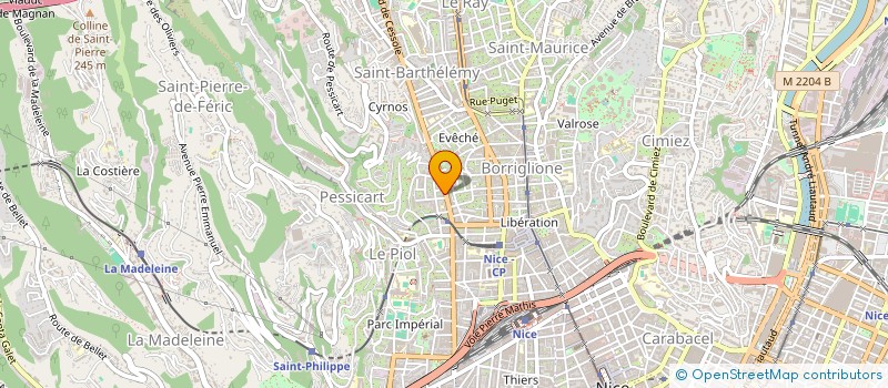 localisation de l'entreprise ARCHI TRAVAUX à NICE