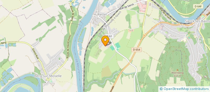 localisation de l'entreprise ARCHI'VAL DECO  RETTEL