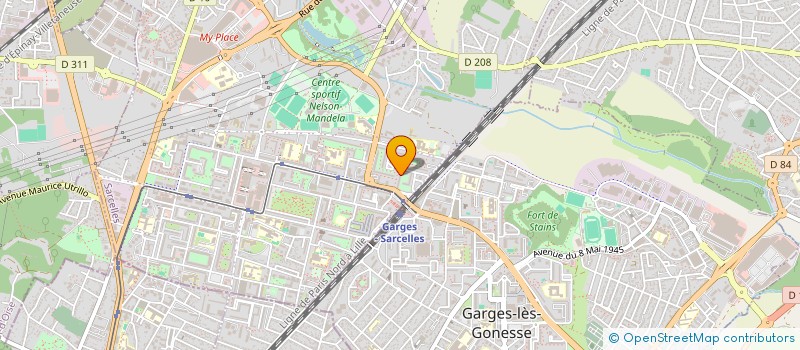 localisation de l'entreprise ARCHI-VERT à SARCELLES
