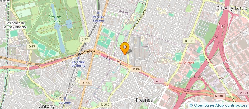 localisation de l'entreprise ARCHI VISION  FRESNES