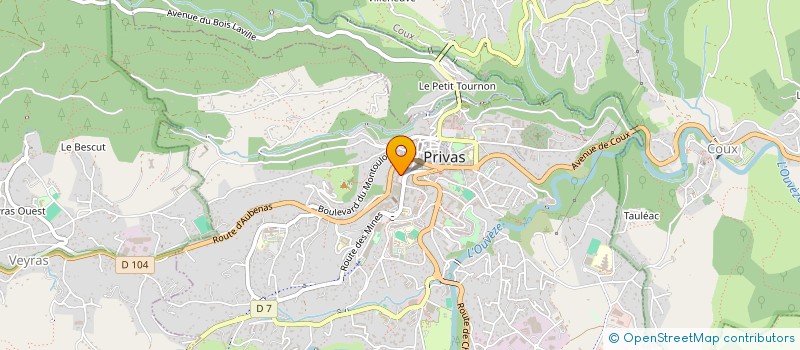 localisation de l'entreprise ARCHI VIT à PRIVAS