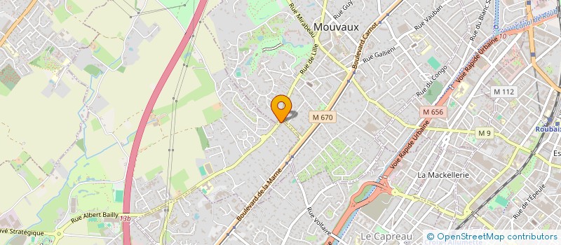 localisation de l'entreprise ARCHI VL à MARCQ-EN-BARŒUL