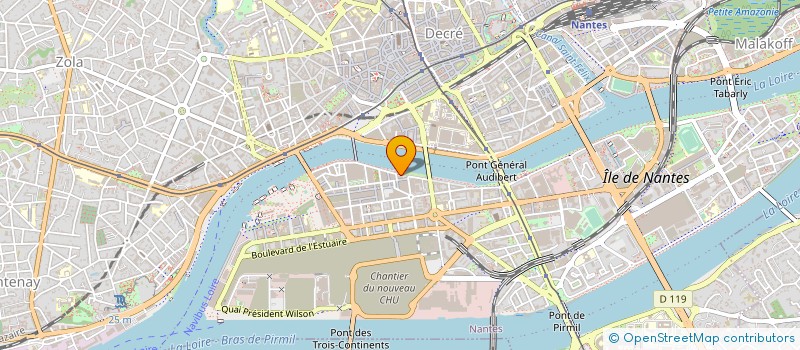 localisation de l'entreprise ARCHI VOILE ENSAN à NANTES