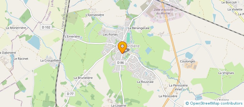 localisation de l'entreprise ARCHI-VOLT  LA BERNARDIERE