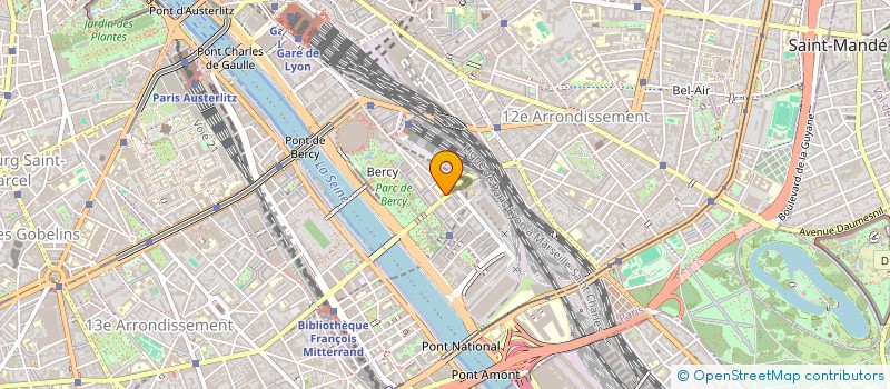 localisation de l'entreprise ARCHI1  PARIS