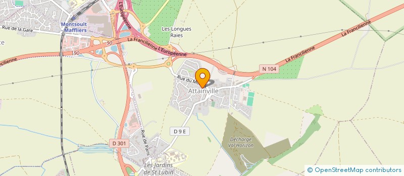 localisation de l'entreprise ARCHI4IT  ATTAINVILLE