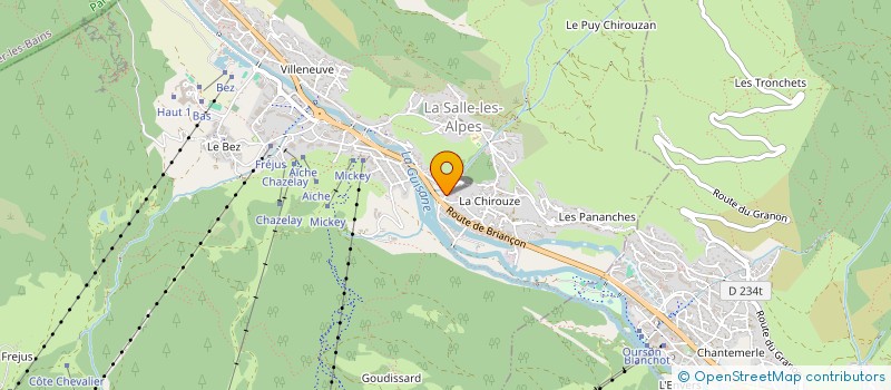 localisation de l'entreprise ARCHIBALD  LA SALLE-LES-ALPES