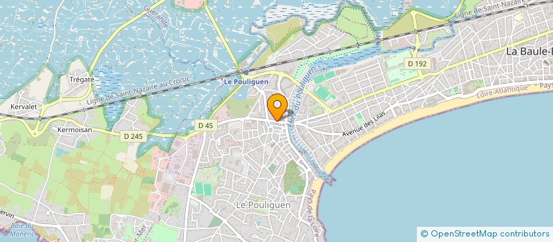 localisation de l'entreprise ARCHIBALD CONSTRUCTION  LE POULIGUEN