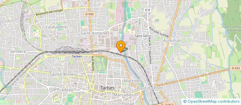 localisation de l'entreprise ARCHIBALD & DARTAGNAN  TARBES