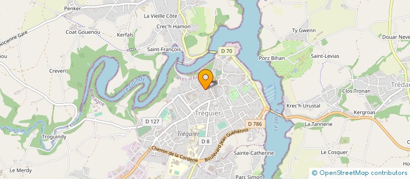 localisation de l'entreprise ARCHIBALD INVESTISSEMENT  TREGUIER