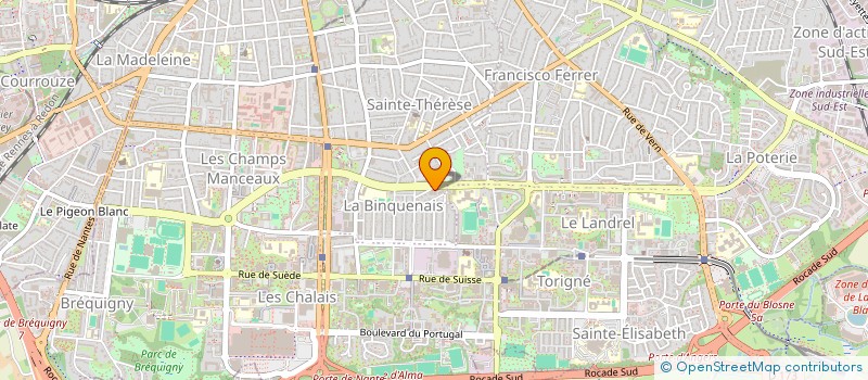 localisation de l'entreprise ARCHIBALD PROD à RENNES