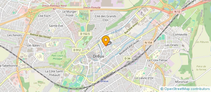 localisation de l'entreprise ARCHIBAT à DREUX