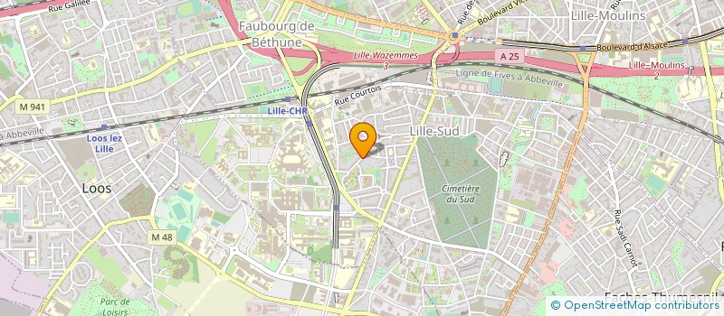 localisation de l'entreprise ARCHIBAT à LILLE