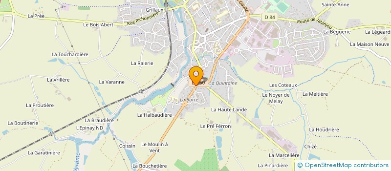 localisation de l'entreprise ARCHIBAT MAITRE D'OEUVRE  CHEMILLE-EN-ANJOU