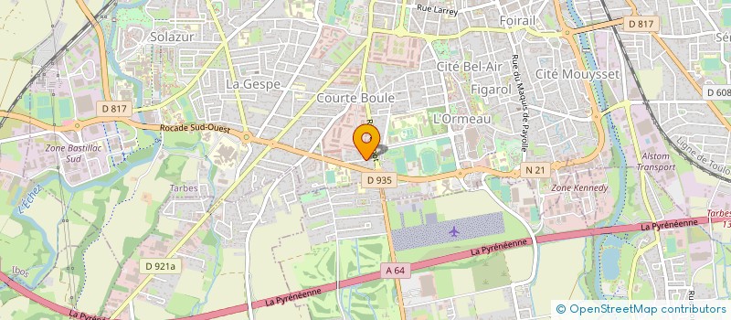 localisation de l'entreprise ARCHIBEL  TARBES