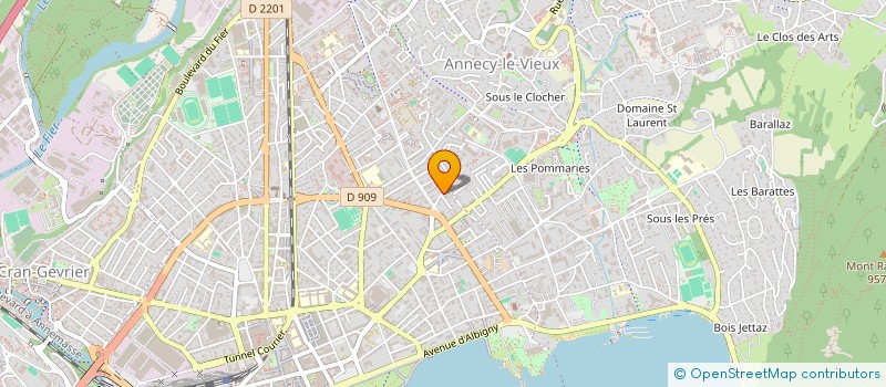 localisation de l'entreprise ARCHIBEN CONSTRUCTION  ANNECY