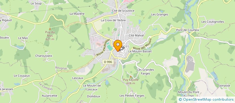 localisation de l'entreprise ARCHIBIOCLIM à AUZANCES
