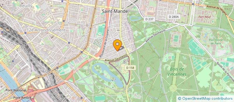 localisation de l'entreprise ARCHIBO DECO  SAINT-MANDE