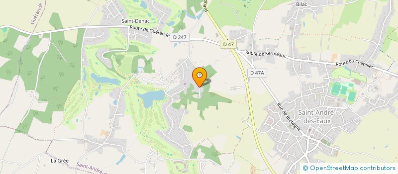 localisation de l'entreprise ARCHIBUREAUX II  SAINT-ANDRE-DES-EAUX