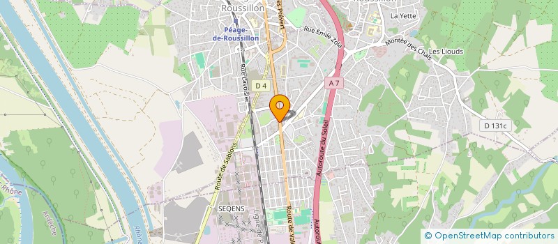 localisation de l'entreprise ARCHICONCEPT  ROUSSILLON