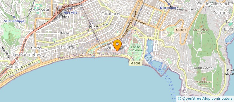 localisation de l'entreprise ARCHICONFRERIE MISERICORDE à NICE
